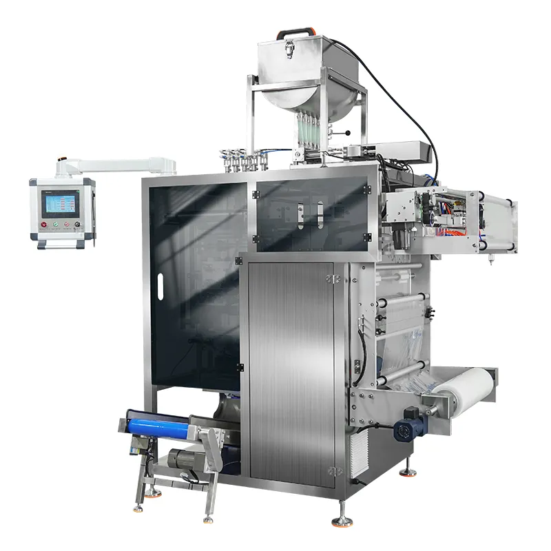 Multi Lane Shampoo Cream 4-side seal packaging machine & sachet filling machine soultions