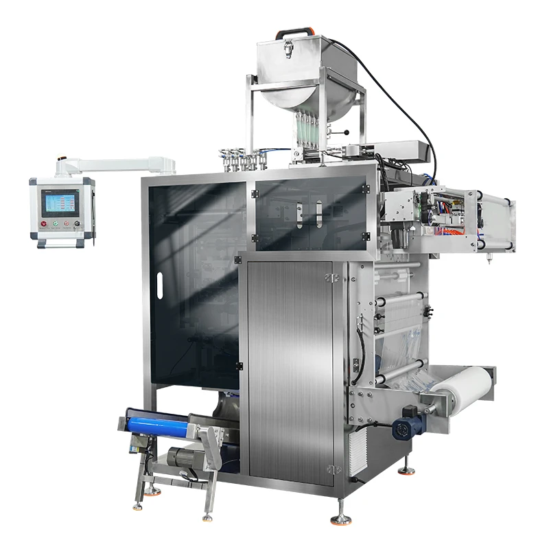 Multi-lane 4-Side Sealing Packaging Machine For Shampoo and laundry detergent