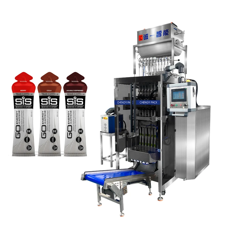 Multi-Lane Energy Gel Stick Packing Machine