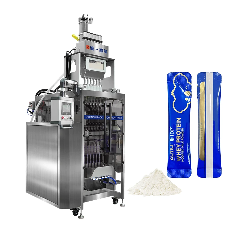 Multi Lane Stick Packing Machine For  Protein powder