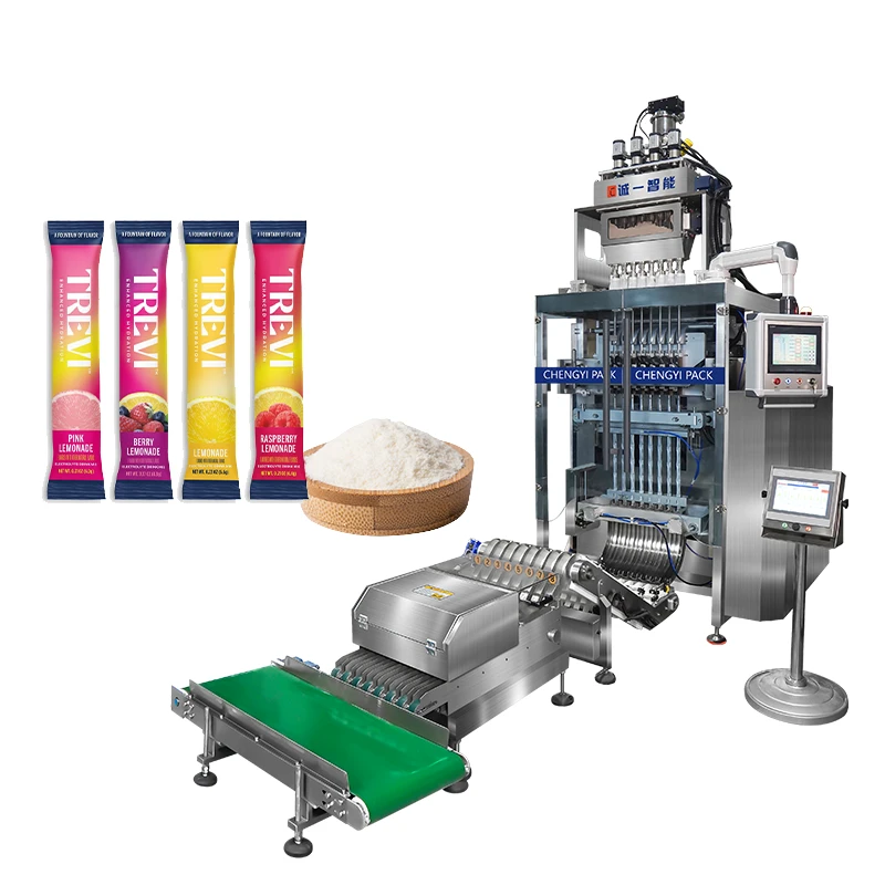 Multi Lane Electrolyte Powder Stick Pack Machine