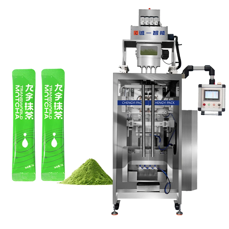 Multi-lane Stick Packaging Machine For Matcha Powder