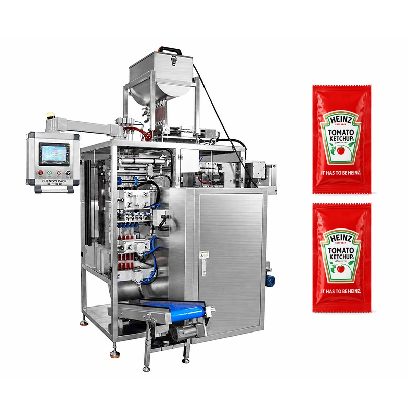 4-Lane Tomato Ketchup Sachet Packing Machine