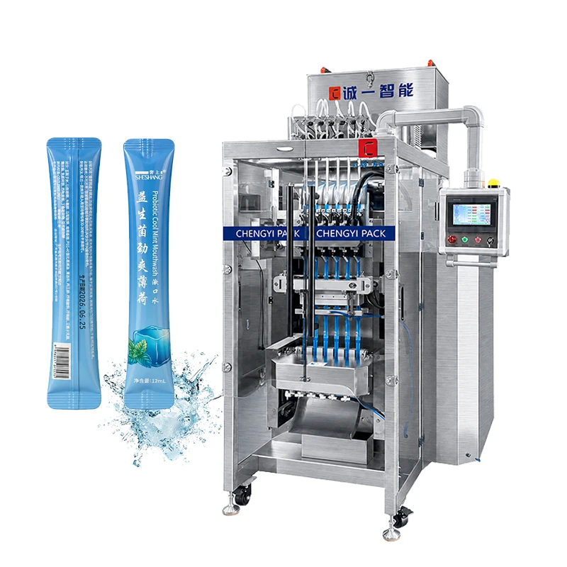 Multi-lane Mouthwash Stick Packing Machine